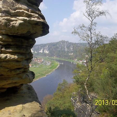 Ferienwohnung Zum Lilienstein Bad Schandau Dış mekan fotoğraf