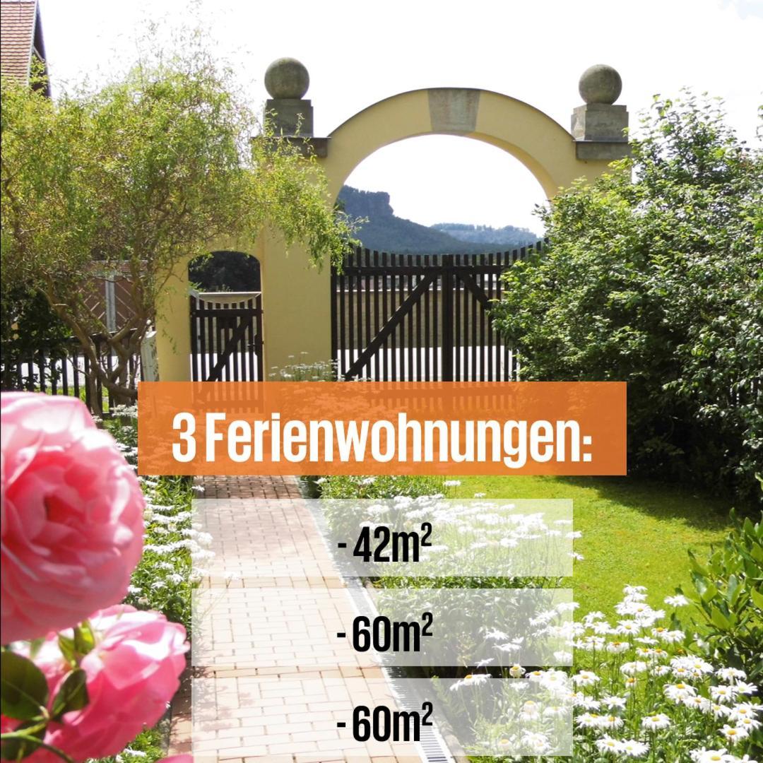 Ferienwohnung Zum Lilienstein Bad Schandau Dış mekan fotoğraf