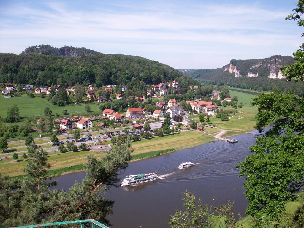 Ferienwohnung Zum Lilienstein Bad Schandau Dış mekan fotoğraf