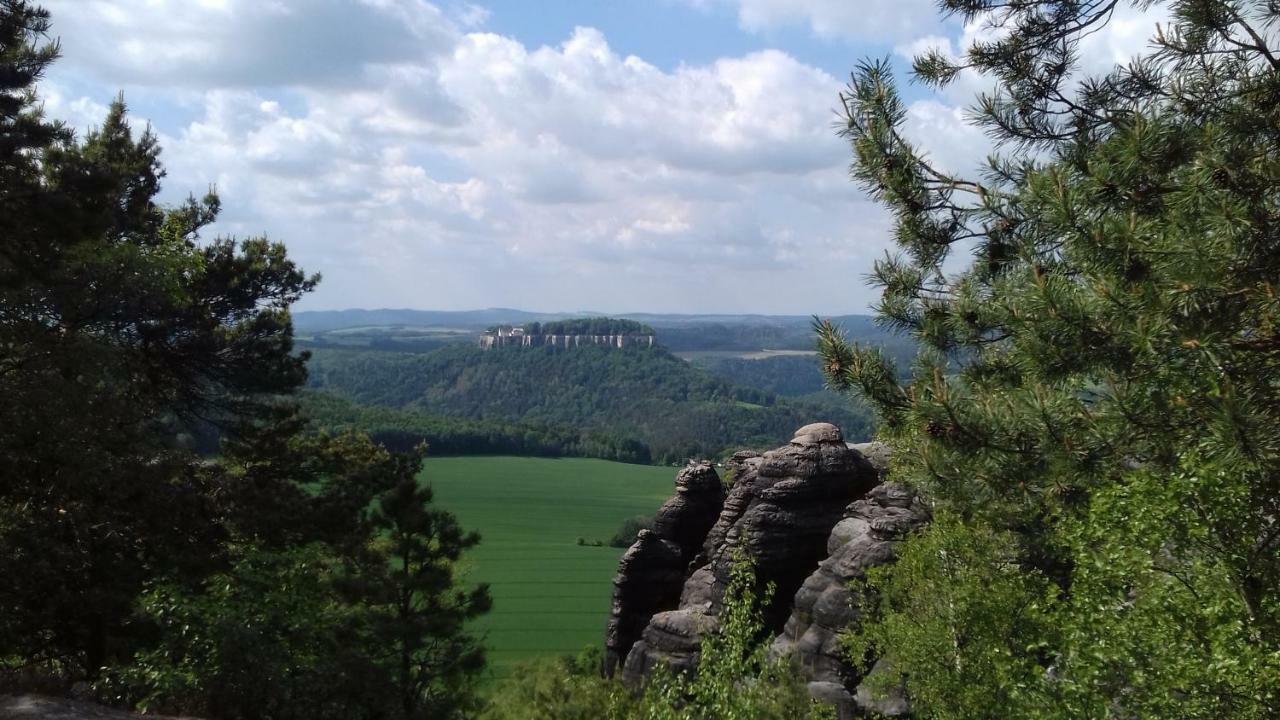 Ferienwohnung Zum Lilienstein Bad Schandau Dış mekan fotoğraf