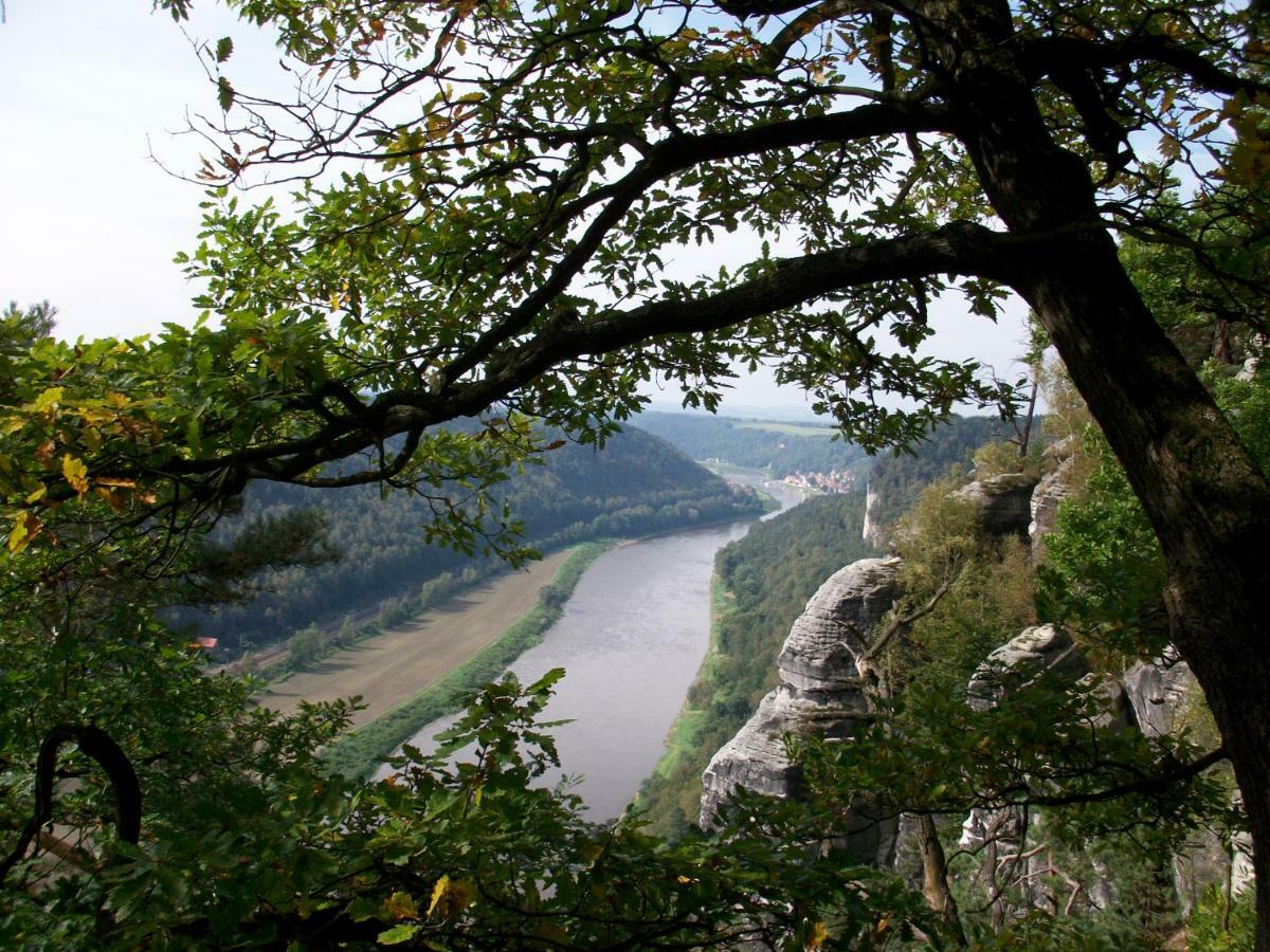 Ferienwohnung Zum Lilienstein Bad Schandau Dış mekan fotoğraf