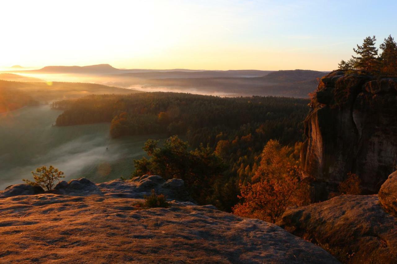 Ferienwohnung Zum Lilienstein Bad Schandau Dış mekan fotoğraf