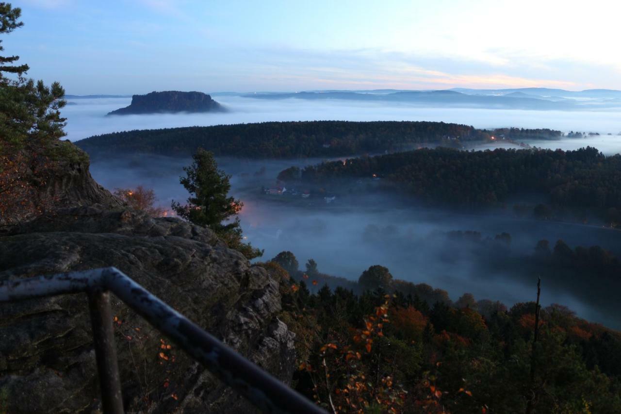 Ferienwohnung Zum Lilienstein Bad Schandau Dış mekan fotoğraf