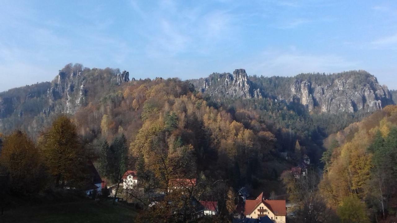 Ferienwohnung Zum Lilienstein Bad Schandau Dış mekan fotoğraf