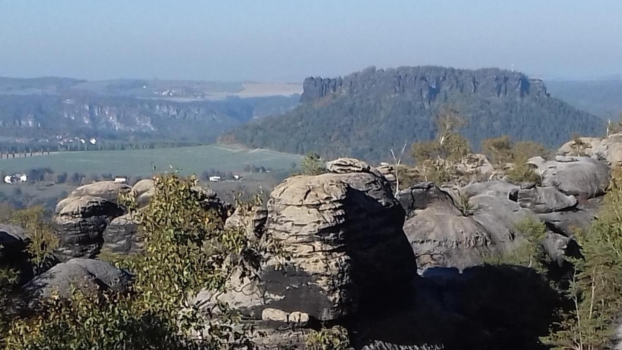Ferienwohnung Zum Lilienstein Bad Schandau Dış mekan fotoğraf